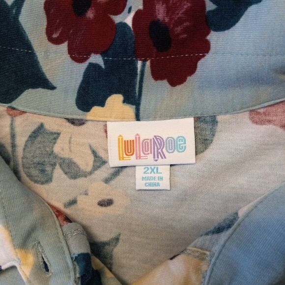 NWT LulaRoe Button Down Long Sleeve Dress - Picture 7 of 9